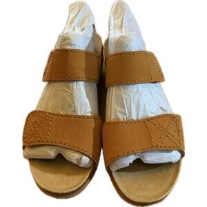 Dansko Maddy Slide Sandals Womens Brown Wedge Adjustable 7.5M